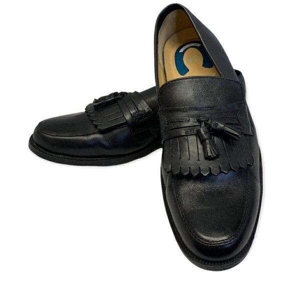 Nunn Bush  SZ 8 Black leather Kilt & Tassel Comfort Gel Loafer Casual Office main image 4